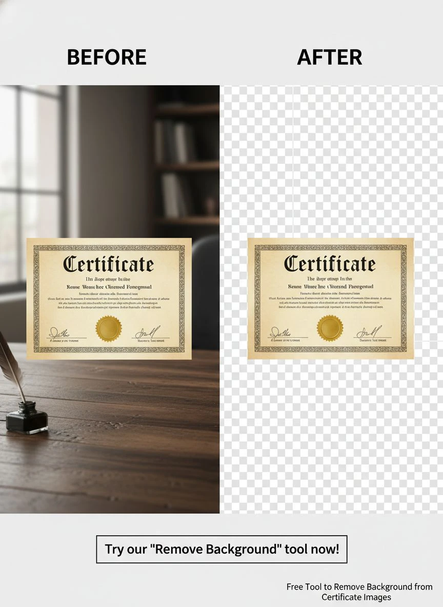 free tool to remove background from certificate images - Professional Guide